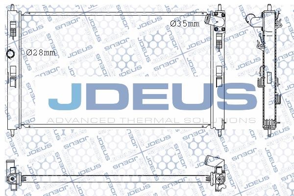 J. Deus M-0180560 Радіатор, система охолодження двигуна M0180560: Купити в Україні - Добра ціна на EXIST.UA!
