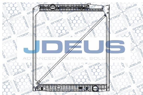 J. Deus M-1170100 Радіатор, система охолодження двигуна M1170100: Купити в Україні - Добра ціна на EXIST.UA!