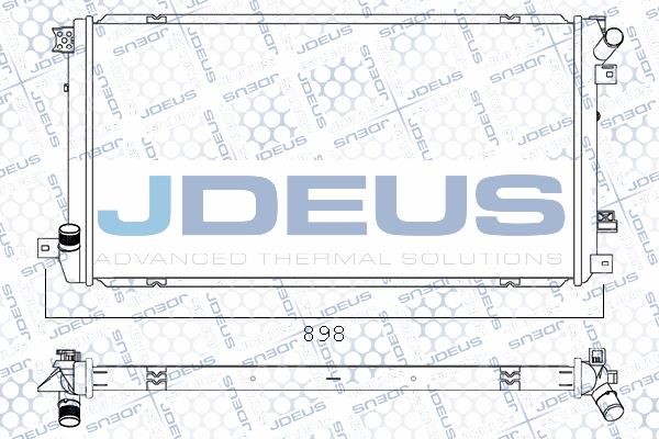 J. Deus M-0231290 Радіатор, система охолодження двигуна M0231290: Купити в Україні - Добра ціна на EXIST.UA!