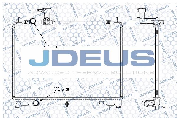J. Deus M-0420360 Радіатор, система охолодження двигуна M0420360: Купити в Україні - Добра ціна на EXIST.UA!