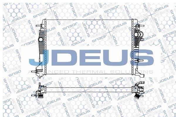J. Deus M-0231340 Радіатор охолодження двигуна M0231340: Купити в Україні - Добра ціна на EXIST.UA!