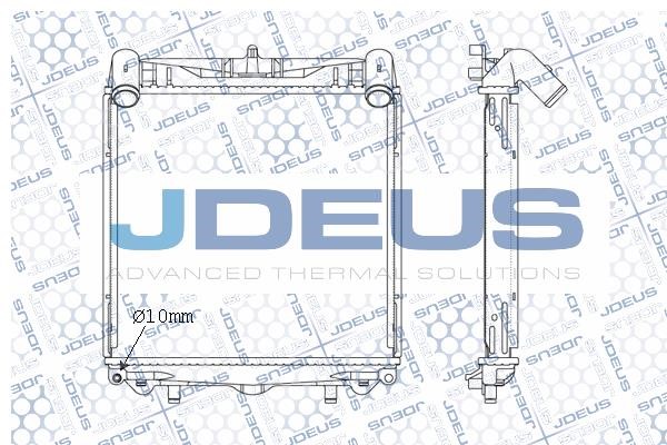 J. Deus M-0430151 Радіатор, система охолодження двигуна M0430151: Купити в Україні - Добра ціна на EXIST.UA!