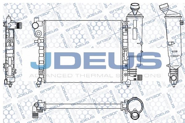 J. Deus M-0070490 Радіатор охолодження двигуна M0070490: Купити в Україні - Добра ціна на EXIST.UA!