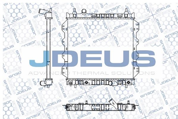 J. Deus M-053001A Радіатор, система охолодження двигуна M053001A: Купити в Україні - Добра ціна на EXIST.UA!