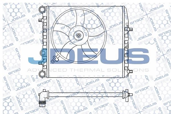 J. Deus M-025020A Радіатор, система охолодження двигуна M025020A: Купити в Україні - Добра ціна на EXIST.UA!