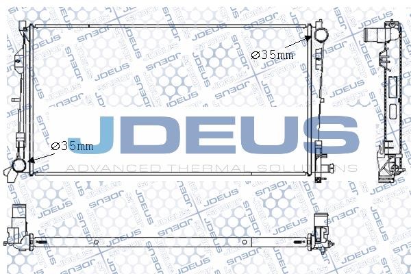J. Deus M-0530070 Радіатор, система охолодження двигуна M0530070: Купити в Україні - Добра ціна на EXIST.UA!