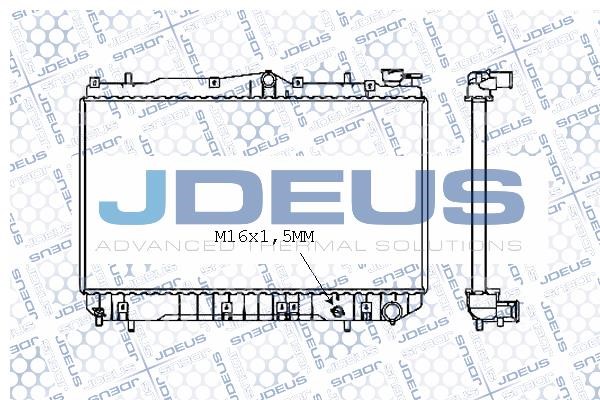 J. Deus M-0540060 Радіатор, система охолодження двигуна M0540060: Приваблива ціна - Купити в Україні на EXIST.UA!