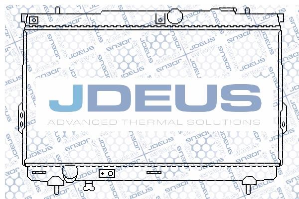 J. Deus M-0540240 Радіатор охолодження двигуна M0540240: Купити в Україні - Добра ціна на EXIST.UA!