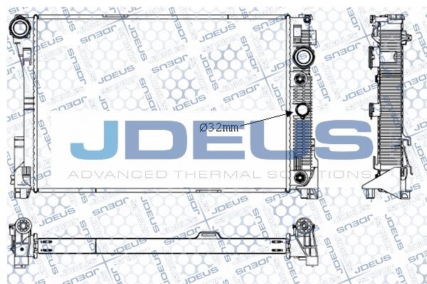 J. Deus M-0171010 Радіатор охолодження двигуна M0171010: Купити в Україні - Добра ціна на EXIST.UA!