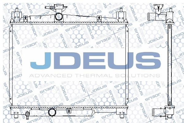 J. Deus M-0280070 Радіатор, система охолодження двигуна M0280070: Купити в Україні - Добра ціна на EXIST.UA!