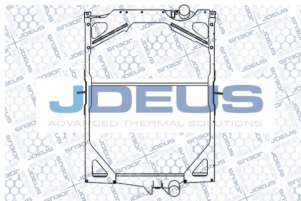 J. Deus M-131003A Радіатор, система охолодження двигуна M131003A: Купити в Україні - Добра ціна на EXIST.UA!