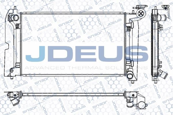J. Deus M0280090 Радіатор охолодження двигуна M0280090: Купити в Україні - Добра ціна на EXIST.UA!