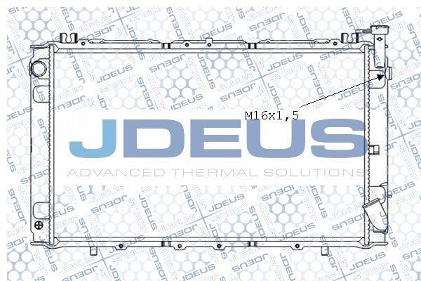 J. Deus M-019029A Радіатор охолодження двигуна M019029A: Купити в Україні - Добра ціна на EXIST.UA!