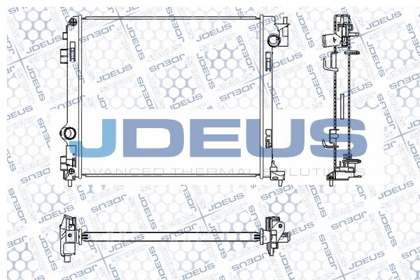 J. Deus M-0190870 Радіатор охолодження двигуна M0190870: Купити в Україні - Добра ціна на EXIST.UA!