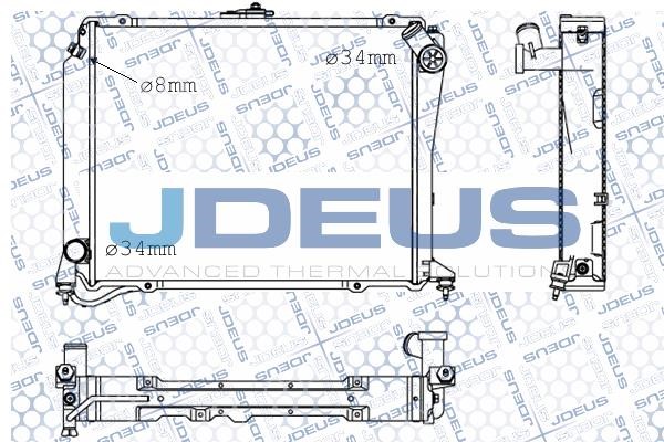 J. Deus M-0280340 Радіатор охолодження двигуна M0280340: Купити в Україні - Добра ціна на EXIST.UA!