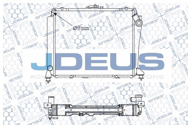 J. Deus M-028034A Радіатор охолодження двигуна M028034A: Купити в Україні - Добра ціна на EXIST.UA!