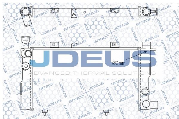 J. Deus M-0210241 Радіатор охолодження двигуна M0210241: Купити в Україні - Добра ціна на EXIST.UA!