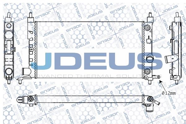 J. Deus M-020013A Радіатор, система охолодження двигуна M020013A: Купити в Україні - Добра ціна на EXIST.UA!