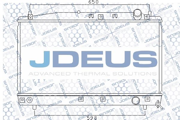 J. Deus M-0280640 Радіатор, система охолодження двигуна M0280640: Купити в Україні - Добра ціна на EXIST.UA!