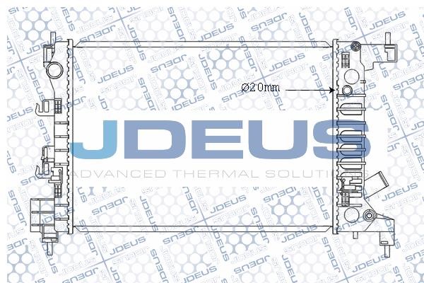 J. Deus M-0560150 Радіатор, система охолодження двигуна M0560150: Купити в Україні - Добра ціна на EXIST.UA!
