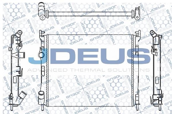 J. Deus M-023041A Радіатор, система охолодження двигуна M023041A: Купити в Україні - Добра ціна на EXIST.UA!