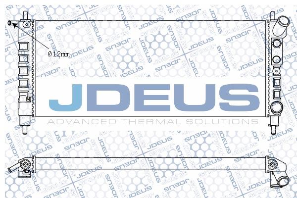 J. Deus M-020026A Радіатор, система охолодження двигуна M020026A: Купити в Україні - Добра ціна на EXIST.UA!
