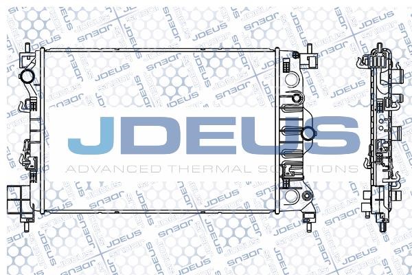 J. Deus M056018A Радіатор охолодження двигуна M056018A: Купити в Україні - Добра ціна на EXIST.UA!