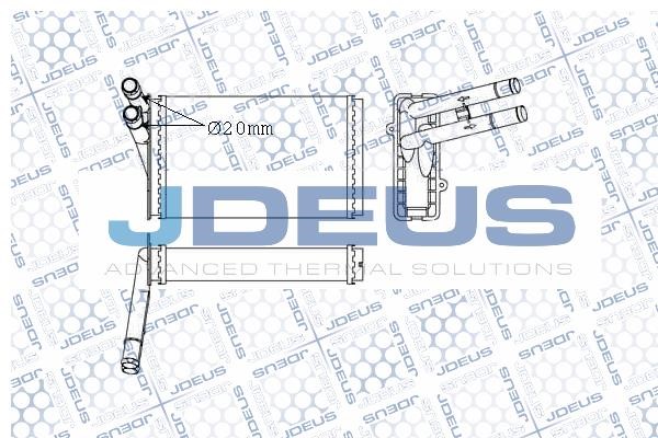 J. Deus M-2010160 Теплообмінник, система опалення салону M2010160: Купити в Україні - Добра ціна на EXIST.UA!