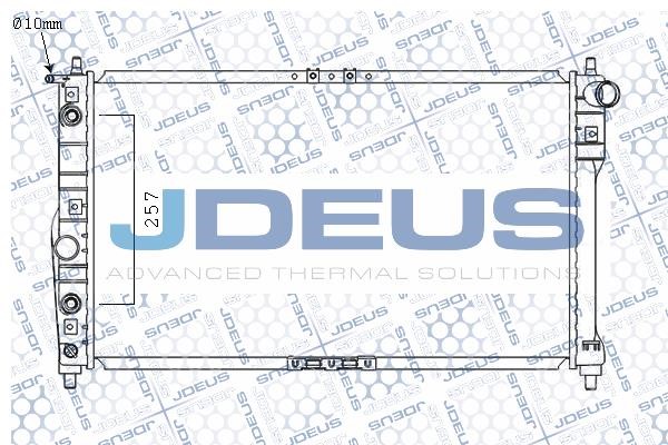 J. Deus M-0560240 Радіатор, система охолодження двигуна M0560240: Купити в Україні - Добра ціна на EXIST.UA!