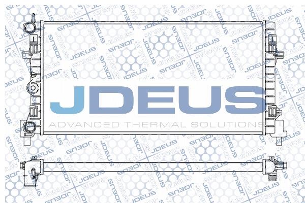 J. Deus M-0250130 Радіатор охолодження двигуна M0250130: Купити в Україні - Добра ціна на EXIST.UA!