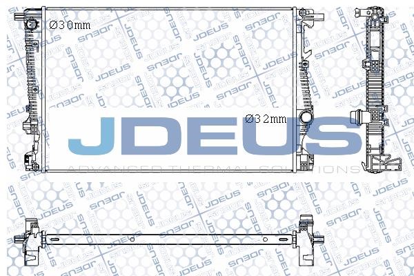 J. Deus M-0570000 Радіатор, система охолодження двигуна M0570000: Купити в Україні - Добра ціна на EXIST.UA!