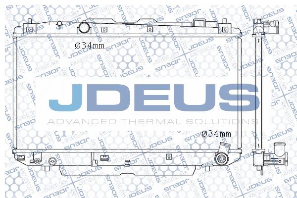 J. Deus M-028041A Радіатор, система охолодження двигуна M028041A: Купити в Україні - Добра ціна на EXIST.UA!