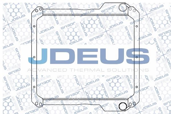 J. Deus M-0640040 Радіатор, система охолодження двигуна M0640040: Купити в Україні - Добра ціна на EXIST.UA!