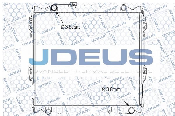 J. Deus M-0280440 Радіатор охолодження двигуна M0280440: Купити в Україні - Добра ціна на EXIST.UA!