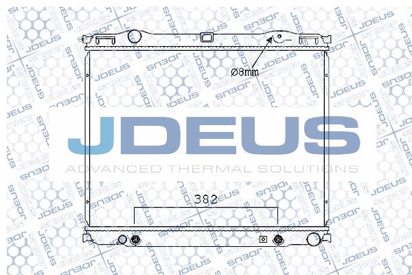 J. Deus M0650120 Радіатор охолодження двигуна M0650120: Купити в Україні - Добра ціна на EXIST.UA!
