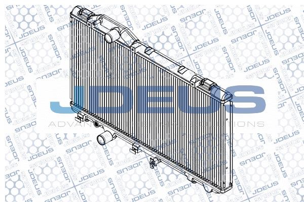 J. Deus M-0281100 Радіатор охолодження двигуна M0281100: Приваблива ціна - Купити в Україні на EXIST.UA!