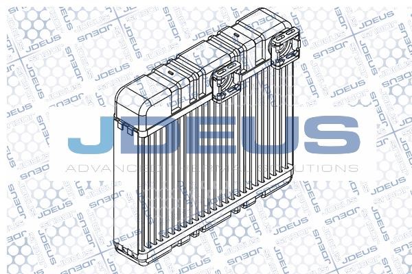 J. Deus M205076A Радіатор опалювача салону M205076A: Купити в Україні - Добра ціна на EXIST.UA!