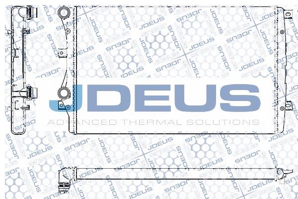 J. Deus M-0010301 Радіатор охолодження двигуна M0010301: Купити в Україні - Добра ціна на EXIST.UA!