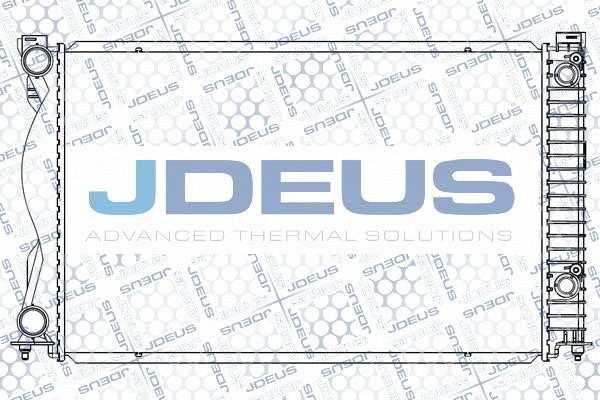 J. Deus M-0010400 Радіатор охолодження двигуна M0010400: Купити в Україні - Добра ціна на EXIST.UA!