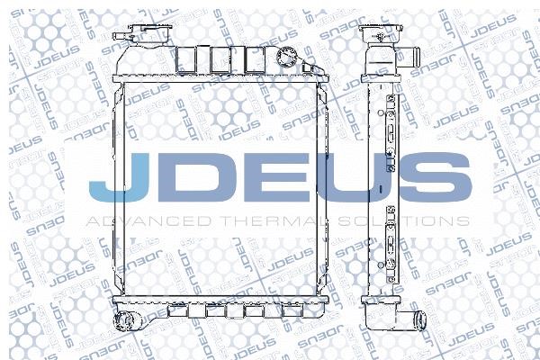 J. Deus M-0020000 Радіатор охолодження двигуна M0020000: Купити в Україні - Добра ціна на EXIST.UA!