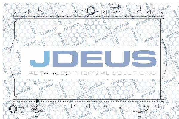 J. Deus M-0540100 Радіатор охолодження двигуна M0540100: Приваблива ціна - Купити в Україні на EXIST.UA!