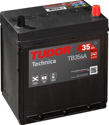 Tudor _TB356A Акумулятор Tudor 12В 35Ач 240А(EN) R+ TB356A: Приваблива ціна - Купити в Україні на EXIST.UA!