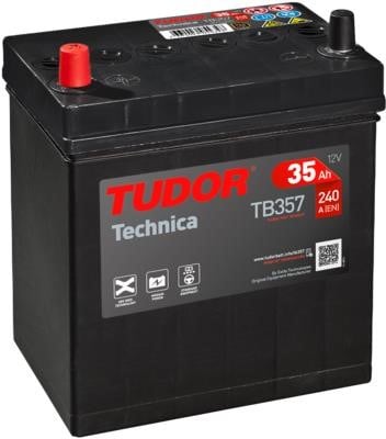 Tudor _TB357 Акумулятор Tudor 12В 35Ач 240А(EN) L+ TB357: Купити в Україні - Добра ціна на EXIST.UA!