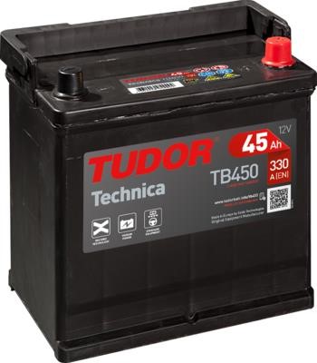 Tudor _TB450 Акумулятор Tudor 12В 45Ач 330А(EN) R+ TB450: Приваблива ціна - Купити в Україні на EXIST.UA!