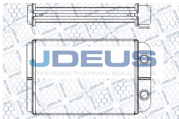 J. Deus M-2110840 Радіатор опалювача салону M2110840: Купити в Україні - Добра ціна на EXIST.UA!