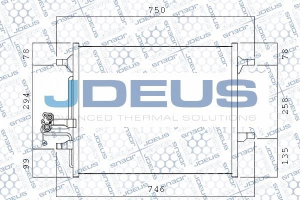 J. Deus M7310561 Радіатор кондиціонера (Конденсатор) M7310561: Купити в Україні - Добра ціна на EXIST.UA!