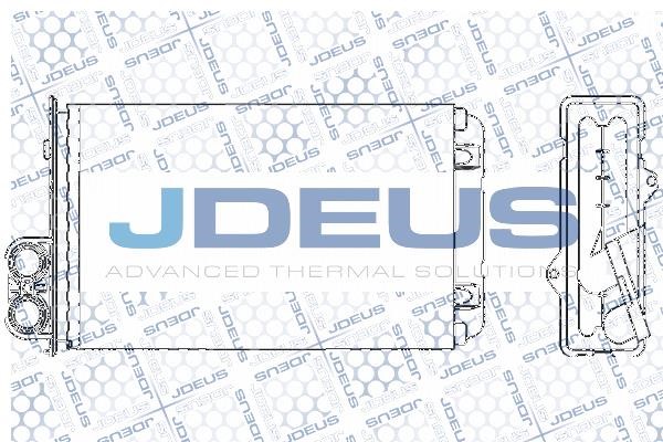 J. Deus M-2231210 Радіатор опалювача салону M2231210: Купити в Україні - Добра ціна на EXIST.UA!