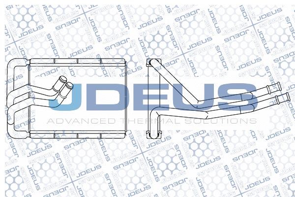 J. Deus M-2540220 Радіатор опалювача салону M2540220: Купити в Україні - Добра ціна на EXIST.UA!