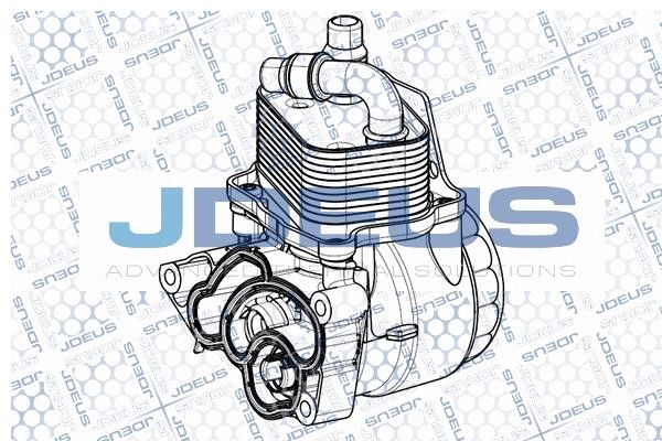J. Deus M-4050660 Охолоджувач оливи, моторна олива M4050660: Купити в Україні - Добра ціна на EXIST.UA!
