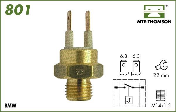 MTE-Thomson 801.95/90 Термовимикач, індикатор рівня охолоджувальної рідини 8019590: Купити в Україні - Добра ціна на EXIST.UA!